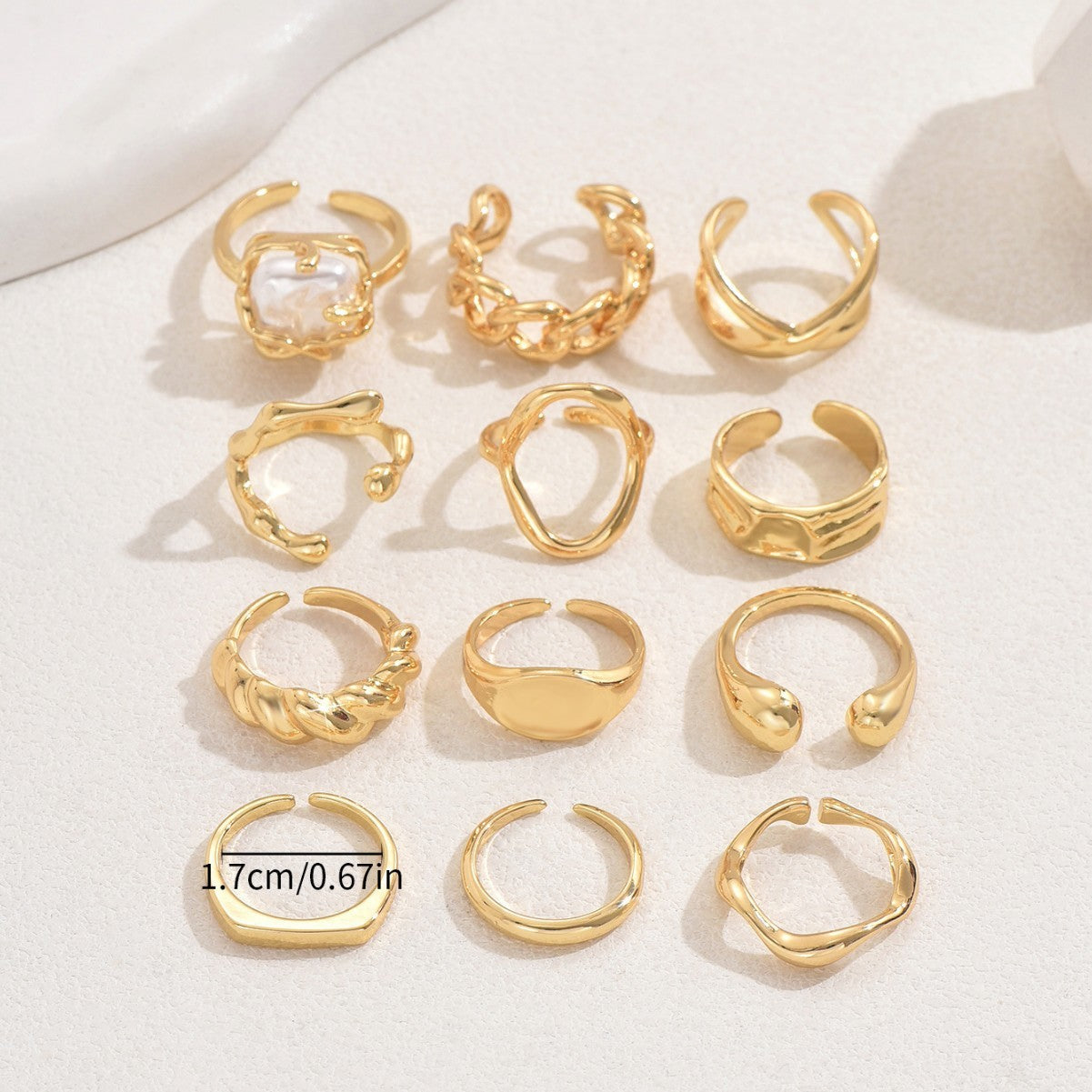 Personality Geometry Special-interest Design High-grade Ring