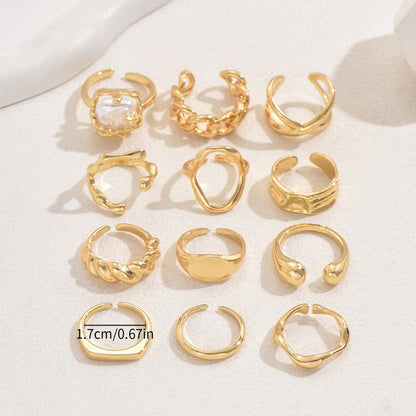 Personality Geometry Special-interest Design High-grade Ring